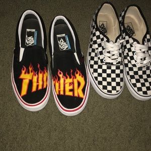 Two pairs of vans. Great condition